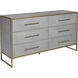 Venice Grey Shagreen Dresser